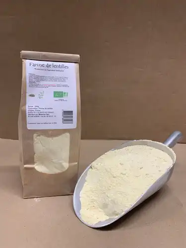 Farine de lentilles Meule de pierre Bio.JPG
